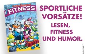 Egmont Ehapa Media GmbH: Sportliche Vorsätze: Mit Donald Duck im Lustigen Taschenbuch Fitness Nr. 1!