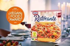 Dr. August Oetker Nahrungsmittel KG: Vegan Food Award für Dr. Oetker Ristorante