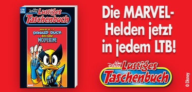 Egmont Ehapa Media GmbH: Marvel kommt nach Entenhausen: Donald Duck als Superheld Wolverine!