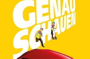 Touring Club Schweiz/Suisse/Svizzero - TCS: "Luege, Brämse, Halte": die neue Kampagne zum Schulbeginn