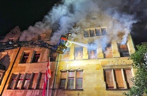Feuerwehr Konstanz: FW Konstanz: Gebäudebrand in Konstanzer Altstadt