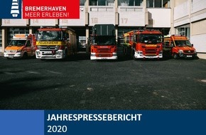 Feuerwehr Bremerhaven: FW Bremerhaven: Weniger Einsätze, neue Herausforderungen - Bilanz eines arbeitsintensiven Jahres für die Feuerwehr Bremerhaven