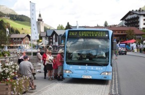 Lech-Zürs Tourismus GmbH: Autofrei den Urlaub genießen: Lech Zürs setzt konsequent auf
Nachhaltigkeit - BILD