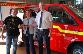 Feuerwehr Haan: FW-HAAN: Land fördert Fahrzeug für die Kinderfeuerwehr
