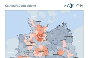 Acxiom: Kaufkraft in Deutschland 2024: Mehr Geld für den (nachhaltigen) Konsum!? / Gesamtkaufkraft in Deutschland steigt auf 2.278 Mrd. Euro / Reale Kaufkraftsteigerung im Jahr 2024