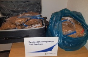 Bundespolizeiinspektion Bad Bentheim: BPOL-BadBentheim: 20 Kilogramm unversteuerten Tabak beschlagnahmt