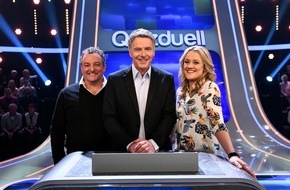 ARD Das Erste: Das Erste: "Quizduell-Olymp" mit Marco Rima und Lisa Feller sowie Jürgen Becker und Thomas Freitag 
am Freitag, 6. April 2018, um 18:00 Uhr und 18:50 Uhr