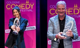 BRAINPOOL TV GmbH: Der Deutsche Comedypreis 2023 als Beste Newcomerin geht an Negah Amiri - Ralf Günther erhält Ehrenpreis