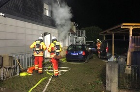 Feuerwehr Minden: FW Minden: Zwei Verletzte nach Kellerbrand in Minden Todtenhausen