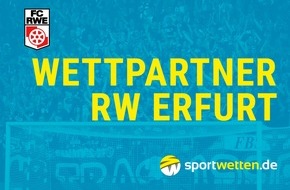 sportwetten.de: sportwetten.de wird offizieller Wettpartner von Rot-Weiß Erfurt