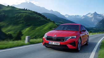 Skoda Auto Deutschland GmbH: Topsportler feiert Bestellstart: Neuer Škoda Octavia RS rundet Modellfamilie nach oben hin ab