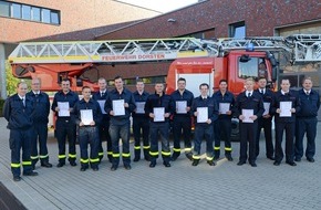 Feuerwehr Dorsten: FW-Dorsten: Nachwuchs der Feuerwehr Dorsten legte die Laufbahnprüfung für den mittleren feuerwehrtechnischen Dienst mit Erfolg ab