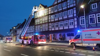 Freiwillige Feuerwehr Celle: FW Celle: Rauchentwicklung in der Altstadt
