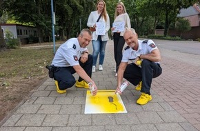 Polizeiinspektion Nienburg / Schaumburg: POL-NI: Nienburg: Aktion "Gelbe Füße" für einen sicheren Schulweg
