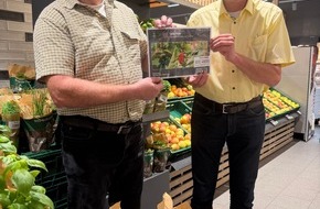 Edeka S&uuml;dwest: Presse-Information: Kleinwallstadter Bio-Landwirt gewinnt beim Wettbewerb &bdquo;Unsere Heimat&ldquo;
