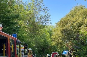 Feuerwehr Erkrath: FW-Erkrath: Undichtigkeit an Silofahrzeug verursacht langwierigen Feuerwehreinsatz
