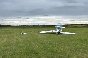 Polizeidirektion Landau: POL-PDLD: Landau - Absturz eines Ultra-Leicht-Flugzeugs