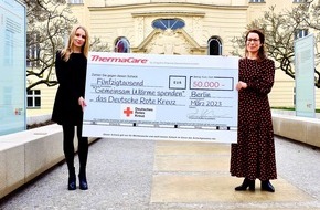 Angelini Group: Aktion Wärme spenden: ThermaCare überreicht 50.000 Euro an das Deutsche Rote Kreuz