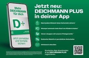 DEICHMANN SE: Mehr Vorteile beim Schuhkauf: DEICHMANN startet Loyalty-Programm "DEICHMANN PLUS" in Deutschland