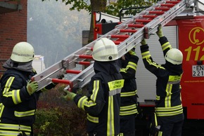 FW-EN: 192 ehrenamtliche Feuerwehrangehörige übten unter realistischen Bedingungen - 70 Einsatzübungen in Münster absolviert