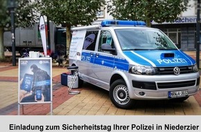Polizei Düren: POL-DN: Polizei berät vor Ort - Sicherheitstag gegen Wohnungseinbruch - am 08.10.2019 in Niederzier