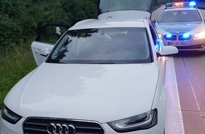Bundespolizeidirektion Berlin: BPOLD-B: Bundespolizei stellt gestohlenen Audi sicher
