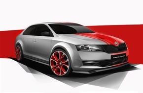 Skoda Auto Deutschland GmbH: Studie SKODA Rapid SPORT feiert Weltpremiere am Wörthersee (BILD)
