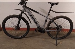 Polizeidirektion Lübeck: POL-HL: Lübeck - St. Lorenz Nord / Wem gehört hochwertiges E-Bike?