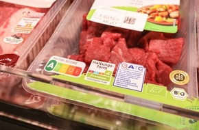 Unternehmensgruppe ALDI SÜD: Tierwohlware wird immer beliebter: ALDI SÜD stellt auch Rindfrischfleisch deutlich früher auf höhere Haltungsformen 3 und 4 um