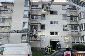 Feuerwehr Dortmund: FW-DO: Feuer in Dortmund Westerfilde / Kellerbrand in einem Mehrfamilienhaus.