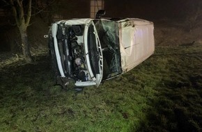 Landespolizeiinspektion Jena: LPI-J: Unfall im Weimarer Land - ein Schwerverletzter