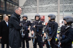Polizeipräsidium Mainz: POL-PPMZ: Großübung des Polizeipräsidiums Mainz Polizei erfolgreich beendet