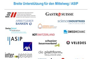 ASIP - Schweizerischer Pensionskassenverband: ASIP-Medienmitteilung zur BVG-Reform (BVG 21): Mehrheit will Finanzierung der BVG-Reform aus vorhandenen Rückstellungen statt teuren Lohnabzügen