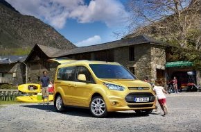 Ford-Werke GmbH: Der neue Ford Tourneo Connect: ein Lifestyle-Fahrzeug für aktive Familien und Freizeitsportler ab 18.880 Euro (BILD)
