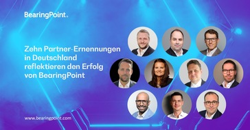 BearingPoint GmbH: Zehn Partner-Ernennungen in Deutschland reflektieren den Erfolg von BearingPoint in seinem größten Beratungsmarkt