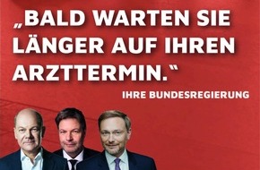 SpiFa e.V.: Ein Gesundheitswesen braucht Verlässlichkeit / SpiFa startet Kampagne: #WartenBisDerArztKommt