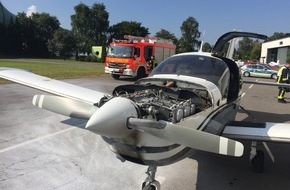 Feuerwehr Mülheim an der Ruhr: FW-MH: Feuerwehreinsatz auf dem Flugplatz Essen/Mülheim an der Ruhr - keine Verletzten