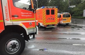 Feuerwehr und Rettungsdienst Bonn: FW-BN: Verkehrsunfall auf der Willy-Brandt-Allee