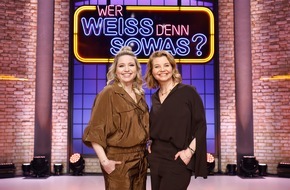 ARD Das Erste: Schwestern-Duell: Annette und Caroline Frier bei "Wer weiß denn sowas?" - Das Wissensquiz vom 17. bis 21. März 2025, um 18:00 Uhr im Ersten