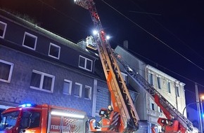 Feuerwehr Essen: FW-E: Feuerwehr verhindert Dachstuhlbrand in letzter Sekunde