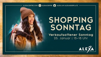 B.C Neumann PR: PM: ALEXA l&auml;dt zum Shoppingsonntag ein