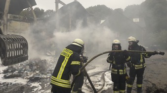 Feuerwehr Schermbeck: FW-Schermbeck: Überörtliche Hilfe in Kamp-Lintfort