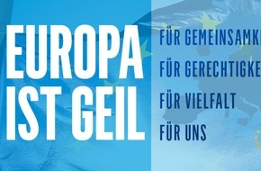 TELE 5: Europa ist geil - we belong together! TELE 5 zieht in den Wahlkampf
für den geilsten Kontinent der Welt