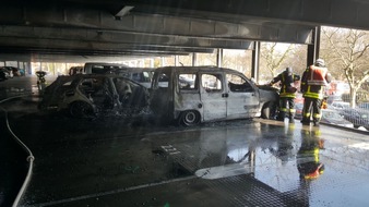 FW-RE: Brand im Parkhaus des Klinikum Vest - keine Verletzten