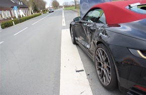 Polizei Coesfeld: POL-COE: Havixbeck, Herkentrup/ Münsteraner nach Unfall leicht verletzt