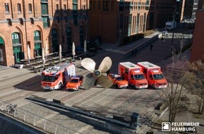 Feuerwehr Hamburg: FW-HH: Feuerwehr Hamburg startet Probebetrieb mit vollelektrischen Einsatzfahrzeugen