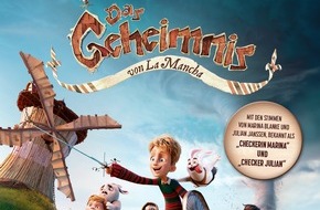 Constantin Film: DAS GEHEIMNIS VON LA MANCHA ab 1. Mai im Kino / Mit den Stimmen von Marina Blanke und Julian Janssen aus dem "Checker"-Team