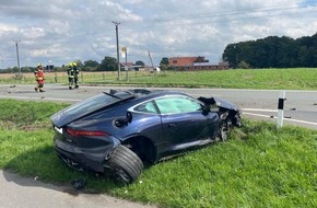 Polizei Coesfeld: POL-COE: Senden-Ottmarsbocholt, Kappenberger Damm (L884)/Auto &uuml;berschl&auml;gt sich