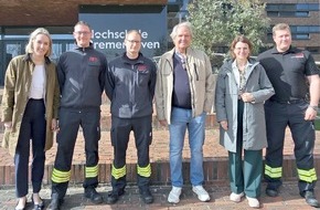 Hochschule Bremerhaven: BWL-Studierende entwickeln Marketingstrategien für Feuerwehr Bremerhaven und Stadtfeuerwehrverband