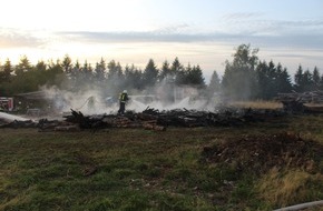 Polizeidirektion Wittlich: POL-PDWIL: Verdacht der Brandstiftung